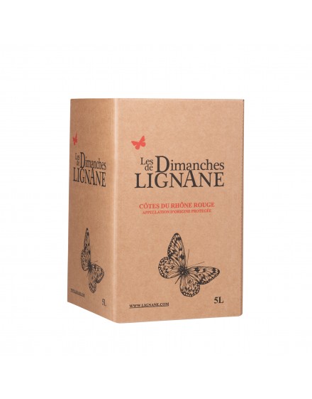 Les Dimanches de Lignane Rouge BIO BIB 5l